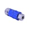 Interstate Pneumatics Quick Connect Coupler, Safety Exhaust, Universal, 1/4 in Female Thread, Aluminum, Blue CG440-5B-D - alternate 2